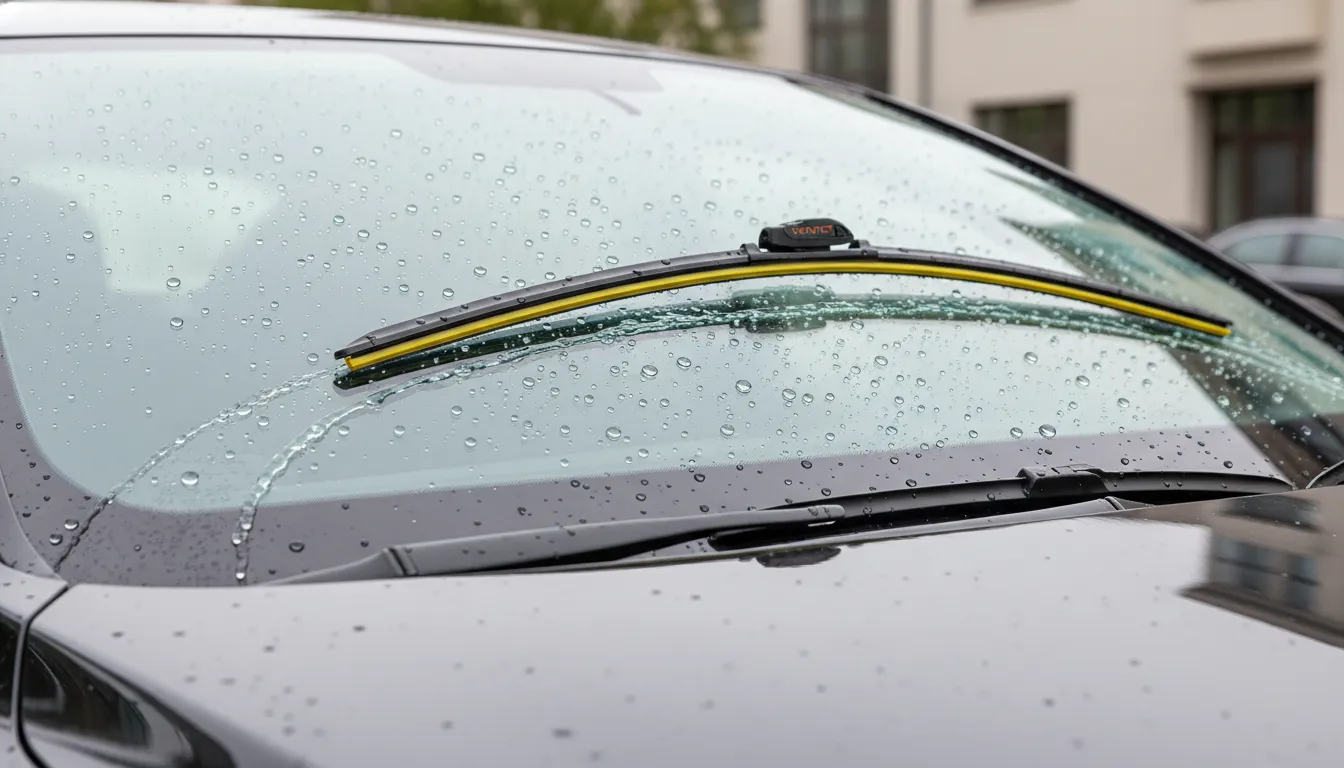 벤딕트 와이퍼 발수코팅으로 인한 유리창의 완벽한 발수 효과