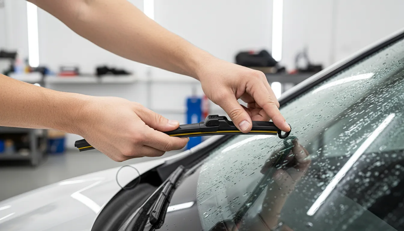 벤딕트 와이퍼 자동차에 장착하는 과정 상세컷